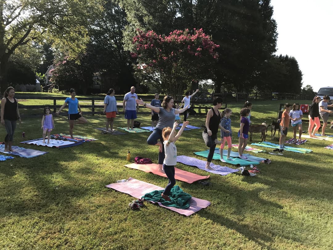 Indoor, outdoor, and virtual classes.